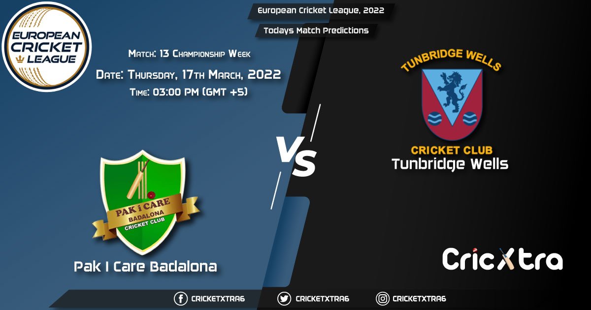 European Cricket League, 2022, Championship Week Match 13 PIC vs TW, Playing 11 & Today’s Match Predictions