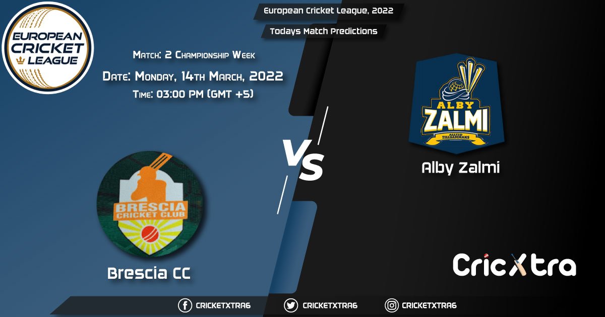 European Cricket League, 2022, Championship Week Match 2 BRE vs ALZ, Playing 11 & Today’s Match Predictions
