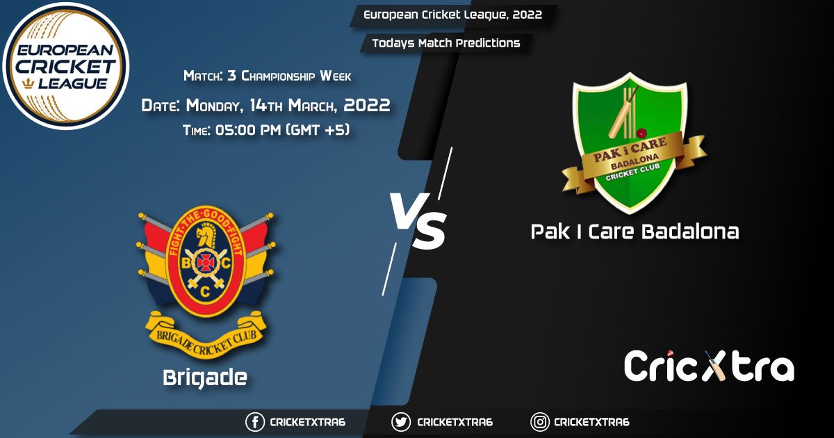 European Cricket League, 2022, Championship Week Match 3 BRI vs PIC, Playing 11 & Today’s Match Predictions