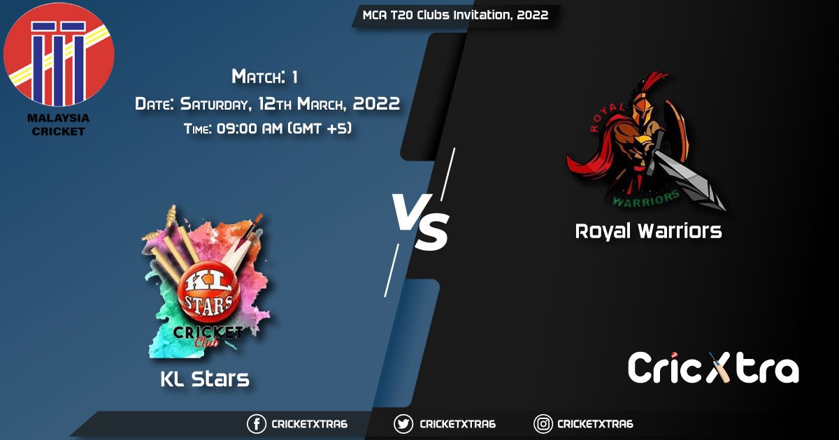 MCA T20 Clubs Invitation, 2022, Match1 KLS vs ROW, Playing 11 & Today's Match Predictions