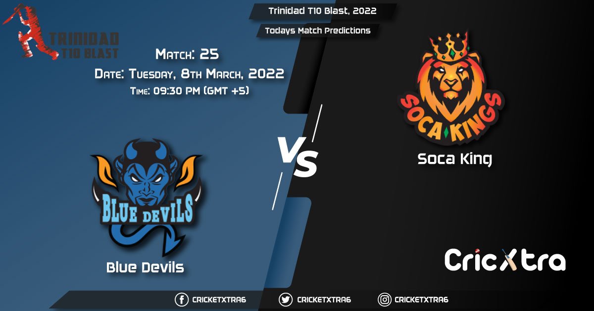 Trinidad T10 Blast, 2022, Match 25 BLD vs SCK, Playing 11 & Today's Match Predictions