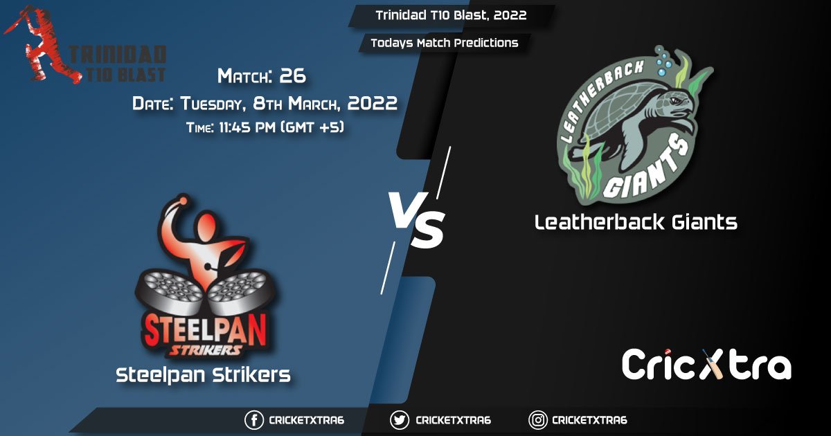 Trinidad T10 Blast, 2022, Match 26 SPK vs LBG, Playing 11 & Today's Match Predictions