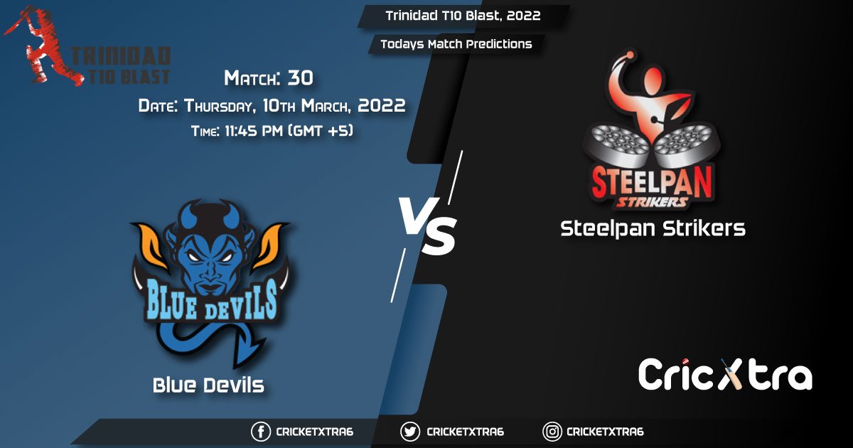 Trinidad T10 Blast, 2022, Match 30 BLD vs SPK, Playing 11 & Today’s Match Predictions