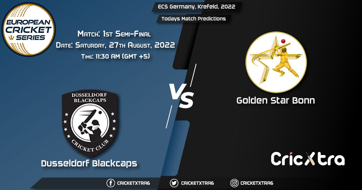 ECS Germany, Krefeld, 2022, DB vs GSB 1st Semi-Final Match Prediction, Fantasy Cricket Tips, Pitch Report and Injury Update