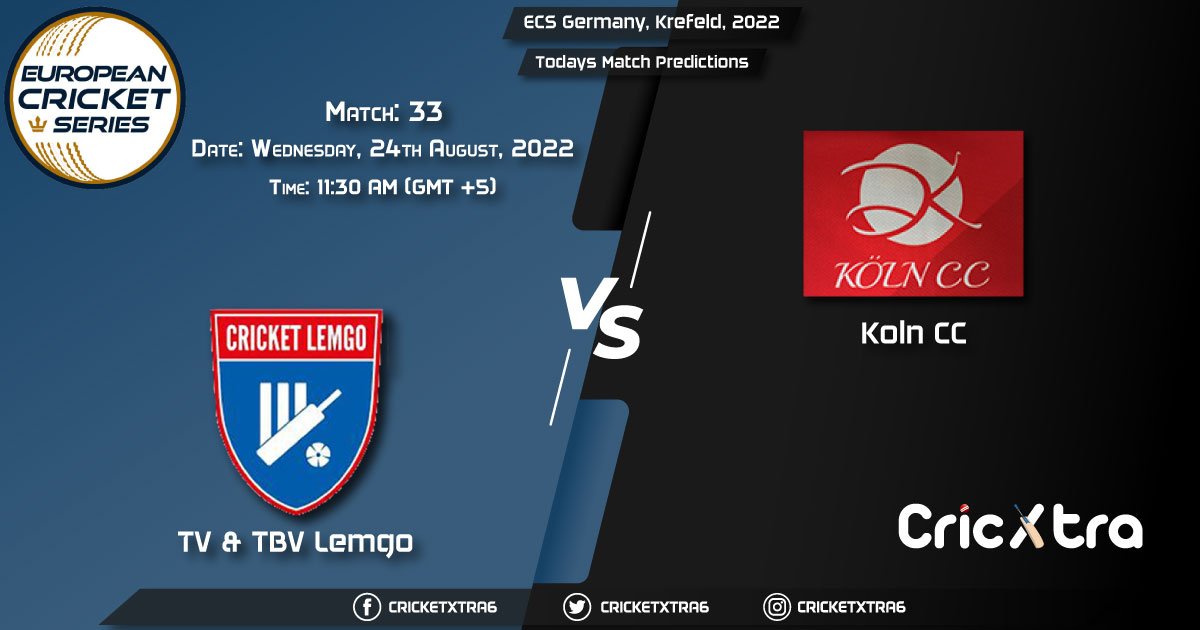 ECS Germany, Krefeld, 2022, LEM vs KCC 33rd Match Prediction, Fantasy Cricket Tips, Pitch Report and Injury Update