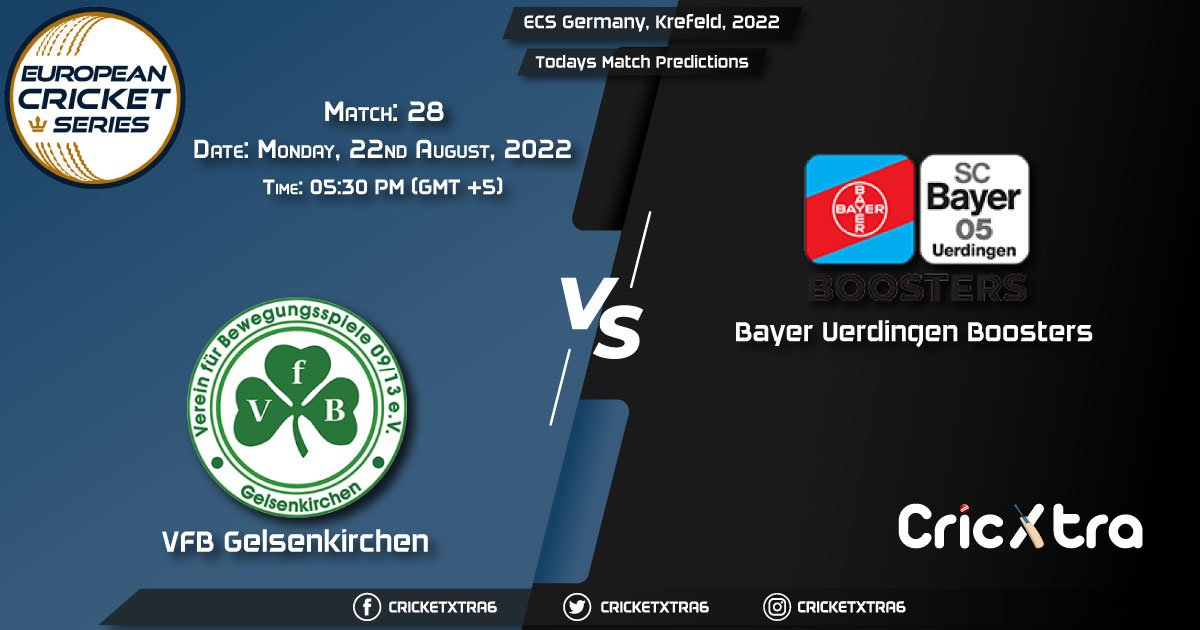 ECS Germany, Krefeld, 2022, VG vs BYB 28th Match Prediction, Fantasy Cricket Tips, Pitch Report and Injury Update