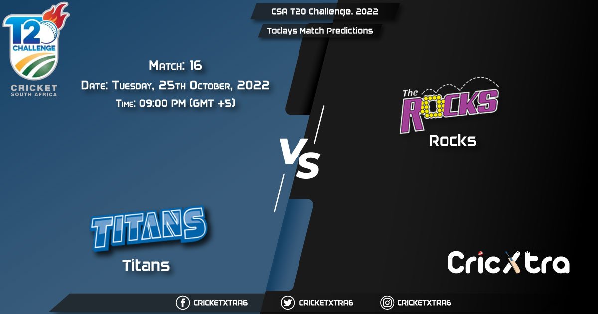 CSA T20 Challenge, 2022, TIT vs ROC 16th Match Prediction, Fantasy Cricket Tips, Pitch Report and Injury Update