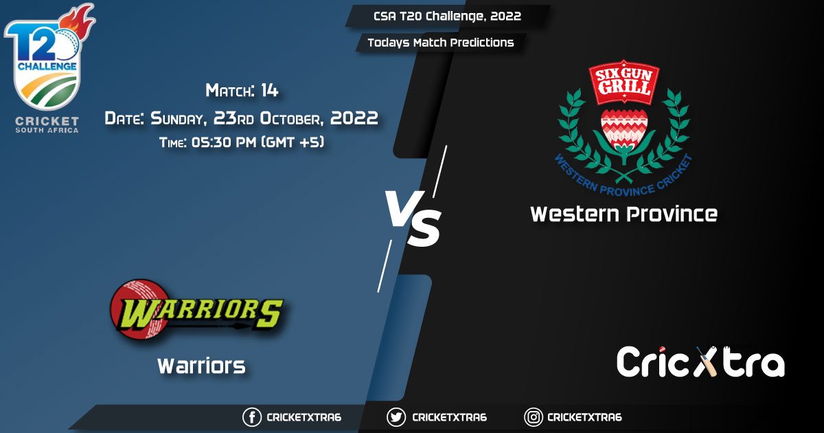 CSA T20 Challenge, 2022, WAR vs WEP 14th Match Prediction, Fantasy Cricket Tips, Pitch Report and Injury Update