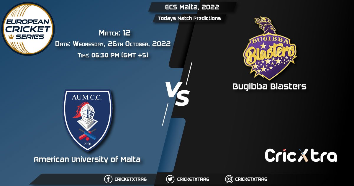 ECS Malta, 2022, AUM vs BBL 12th Match Prediction, Fantasy Cricket Tips, Pitch Report and Injury Update