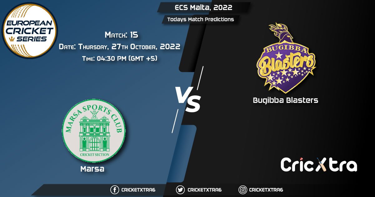 ECS Malta, 2022, MAR vs BBL 15th Match Prediction, Fantasy Cricket Tips, Pitch Report and Injury Update
