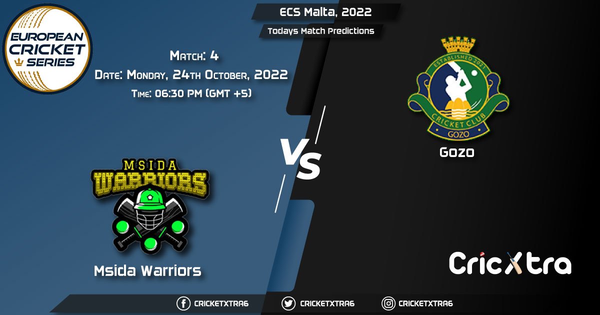 ECS Malta, 2022, MSW vs GOZ 4th Match Prediction, Fantasy Cricket Tips, Pitch Report and Injury Update
