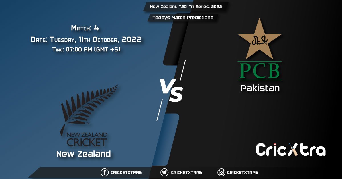 New Zealand T20I Tri-Series, 2022, NZ vs PAK 4th Match Prediction, Fantasy Cricket Tips, Pitch Report and Injury Update