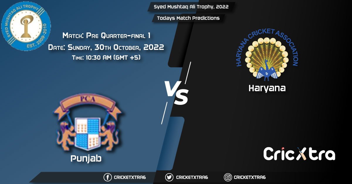 Syed Mushtaq Ali Trophy, 2022, PUN vs HAR Match Pre Quarter-final 1 Prediction, Fantasy Cricket Tips, Pitch Report and Injury Update