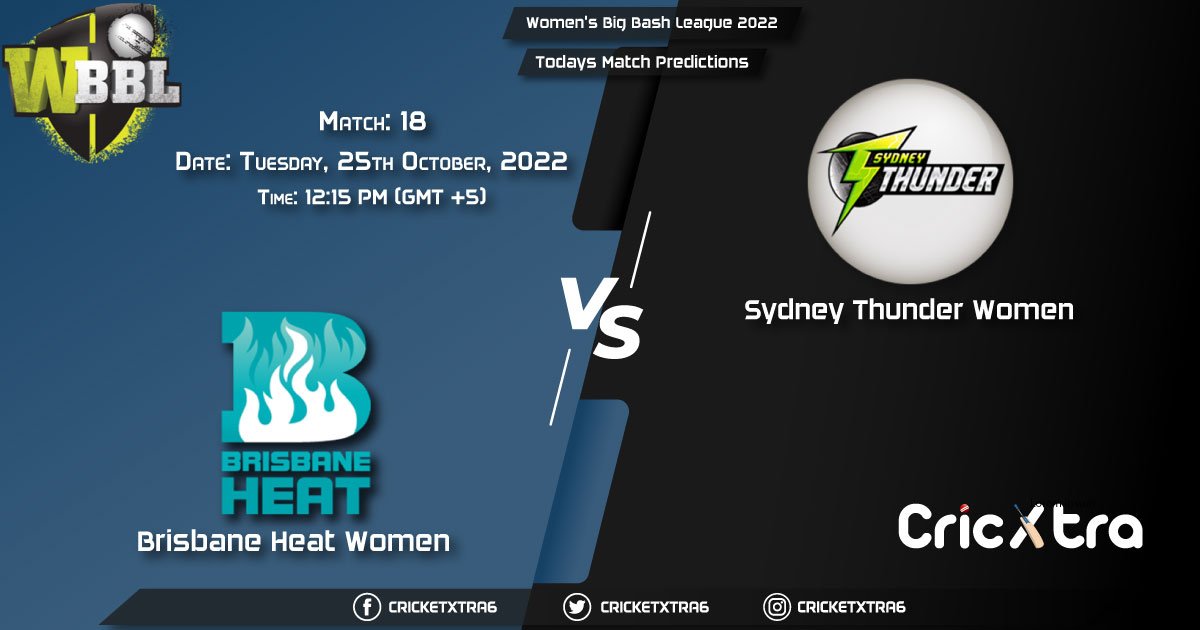 Women's Big Bash League 2022, BH-W vs ST-W 18th Match Prediction, Fantasy Cricket Tips, Pitch Report and Injury Update