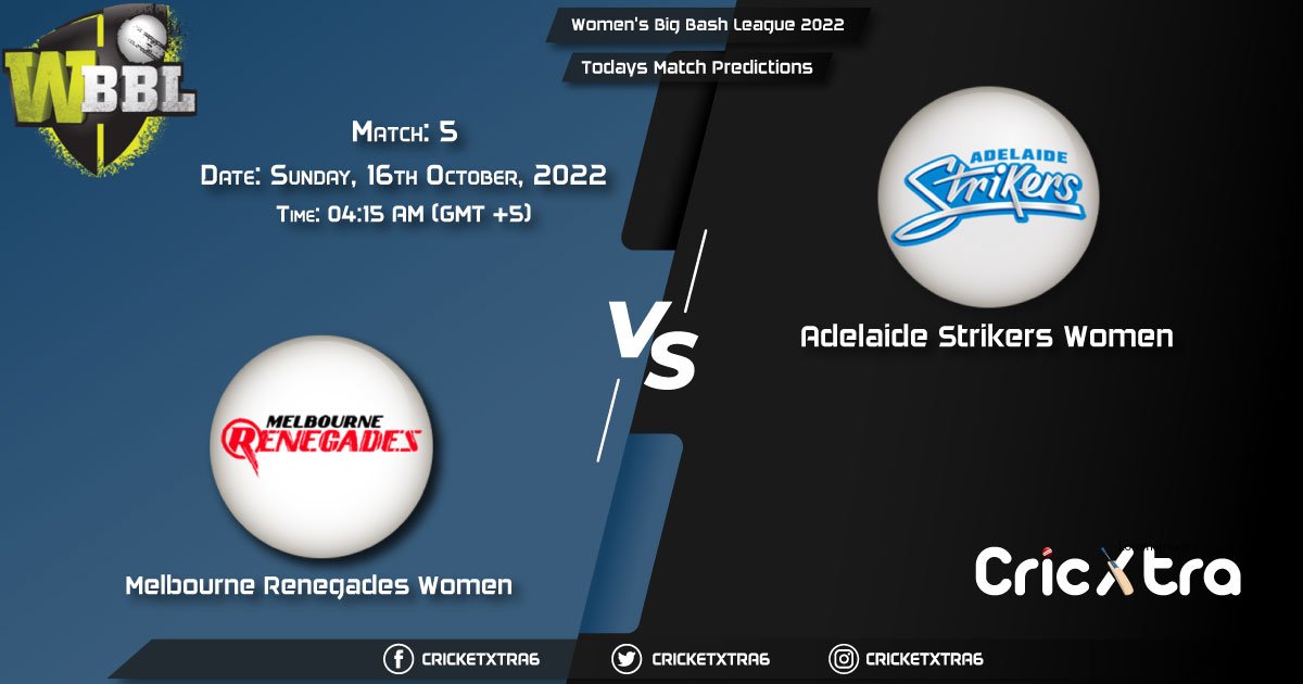 Women's Big Bash League 2022, MR-W vs AS-W 5th Match Prediction, Fantasy Cricket Tips, Pitch Report and Injury Update