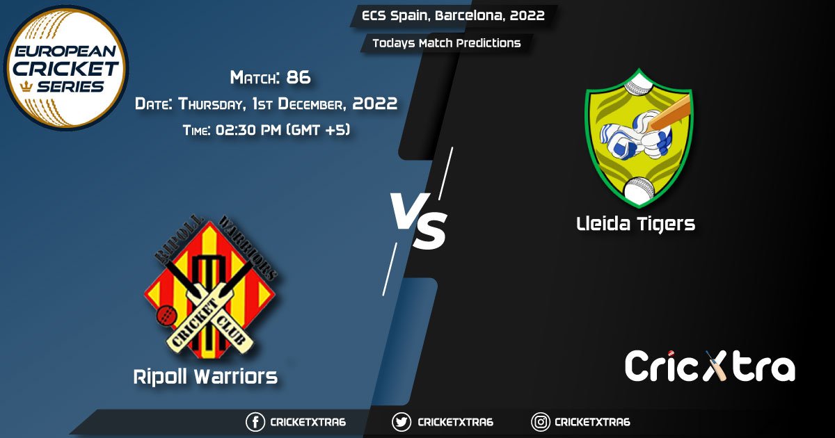 ECS Spain, Barcelona, 2022, RIW vs LDT 86th Match Prediction, Fantasy Cricket Tips, Pitch Report and Injury Update