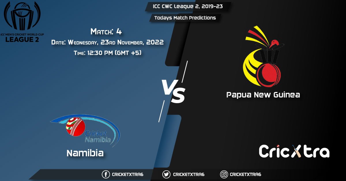 ICC CWC League 2, 2019-23, NAM vs PNG 4th Match Prediction, Fantasy Cricket Tips, Pitch Report and Injury Update