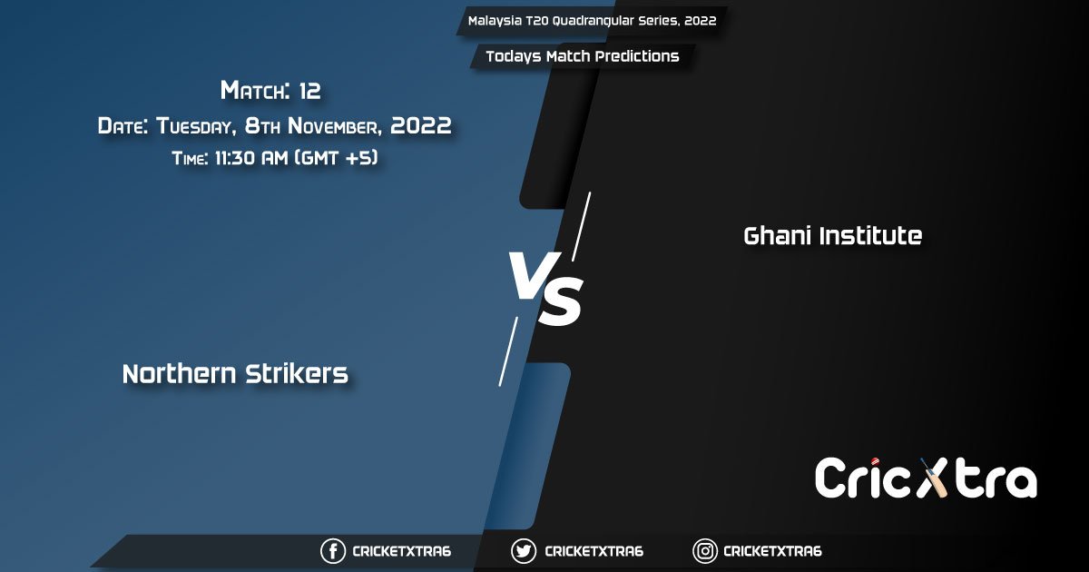 Malaysia T20 Quadrangular Series, 2022, NS vs GIC 12th Match Prediction, Fantasy Cricket Tips, Pitch Report and Injury Update