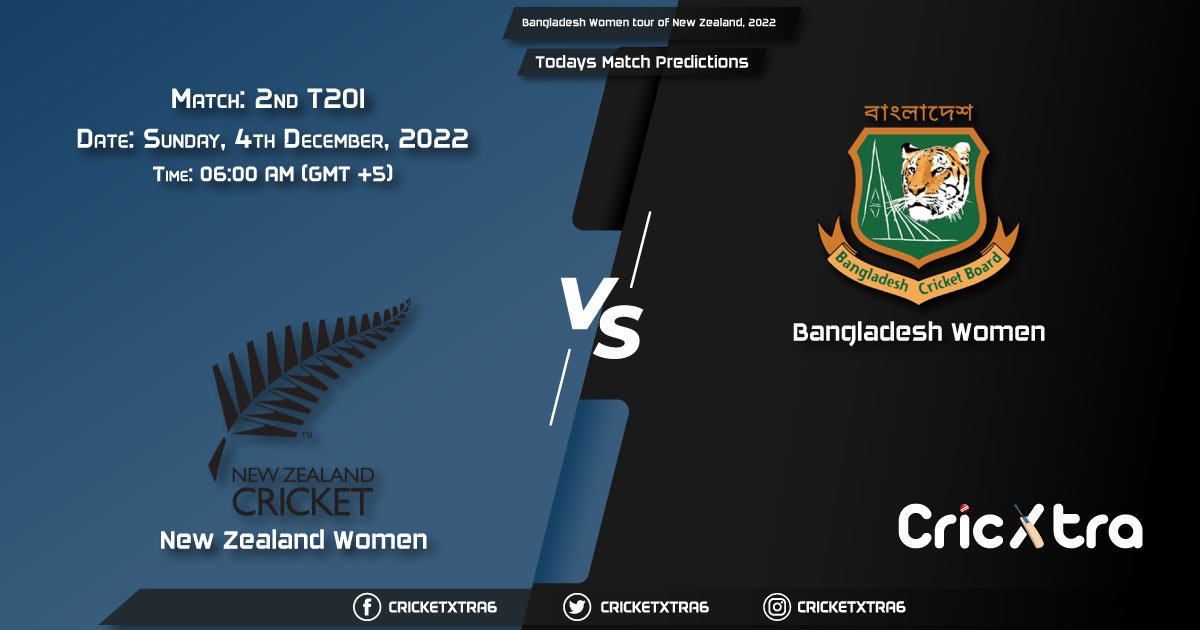 Bangladesh Women tour of New Zealand, 2022, NZ-W vs BD-W 2nd T20I Match Prediction, Fantasy Cricket Tips, Pitch Report and Injury Update