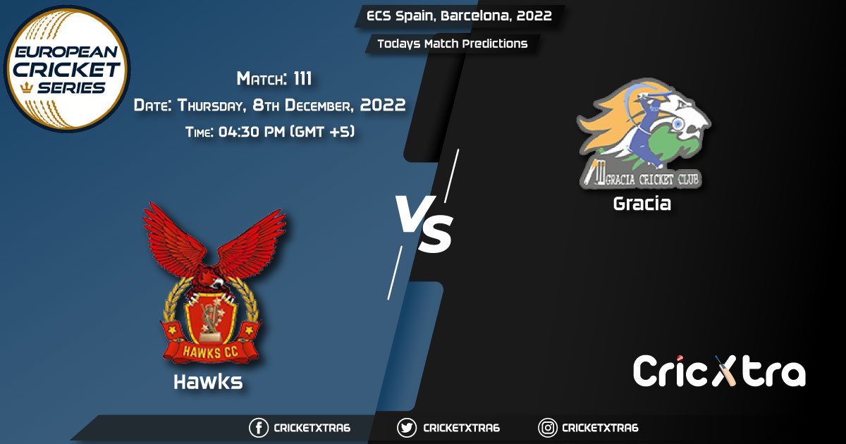 ECS Spain, Barcelona, 2022, HAW vs GRA 111th Match Prediction, Fantasy Cricket Tips, Pitch Report and Injury Update