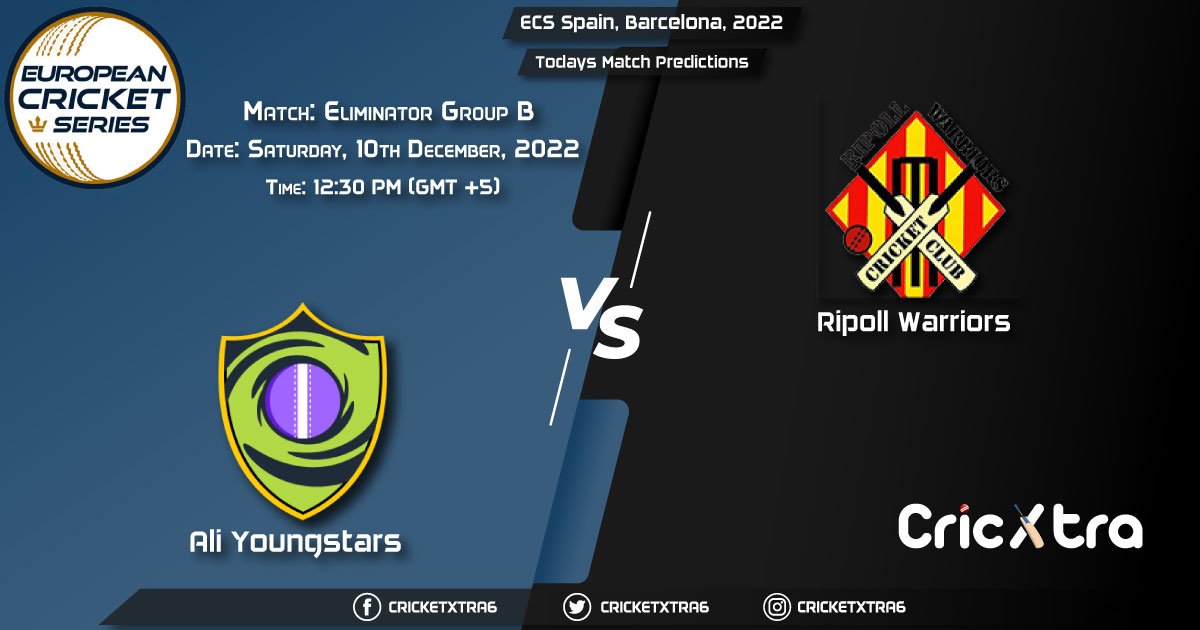 ECS Spain, Barcelona, 2022, RIW vs ALY Group B Match Eliminator Prediction, Fantasy Cricket Tips, Pitch Report and Injury Update