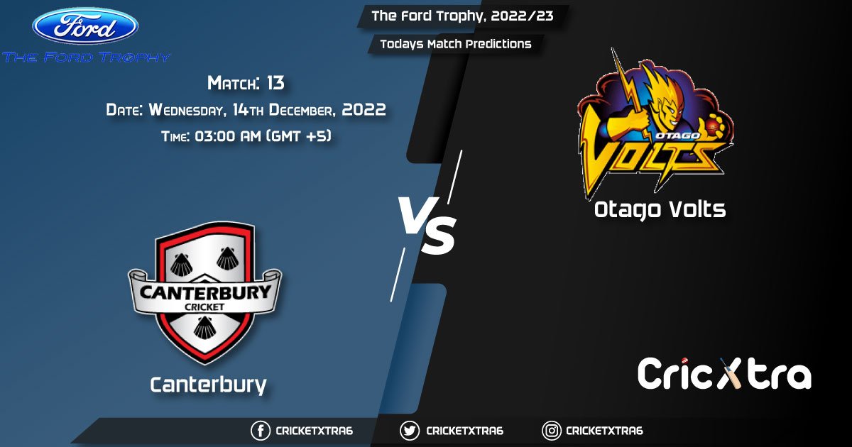 The Ford Trophy, 202223, CTB vs OV 13th Match Prediction, Fantasy Cricket Tips, Pitch Report and Injury Update