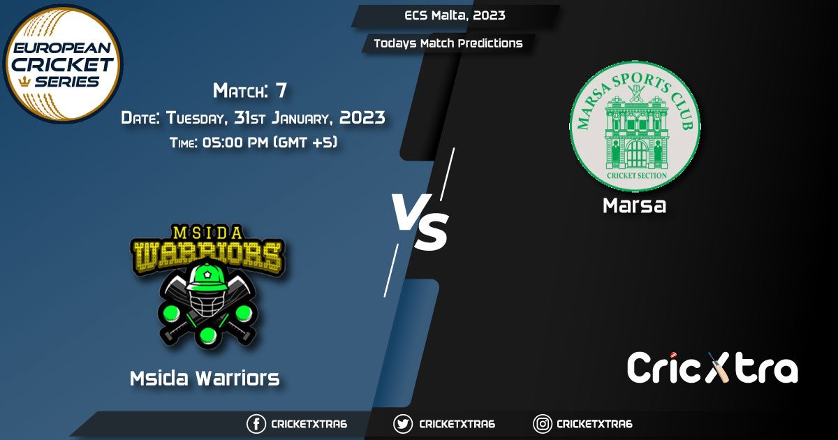 ECS Malta, 2023, MSW vs MAR 7th Match Prediction, Fantasy Cricket Tips, Pitch Report and Injury Update