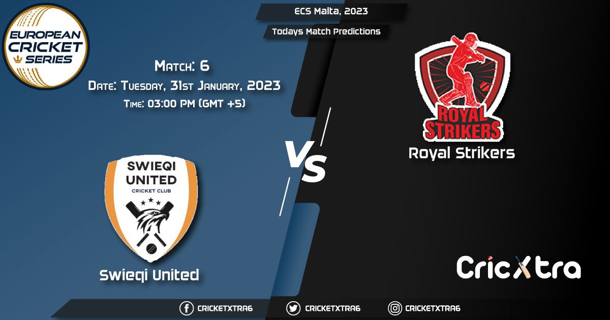 ECS Malta, 2023, SWU vs RST 6th Match Prediction, Fantasy Cricket Tips, Pitch Report and Injury Update