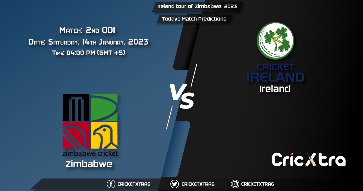 Ireland tour of Zimbabwe, 2023, ZIM vs IRE 2nd T20I Match Prediction, Fantasy Cricket Tips, Pitch Report and Injury Update