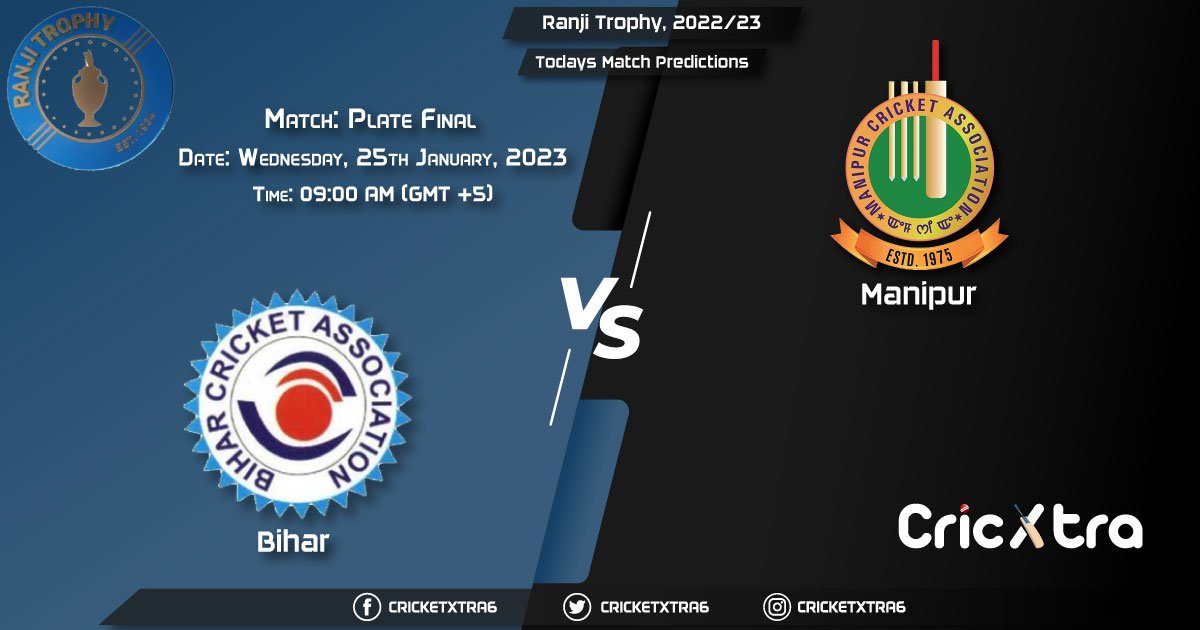 Ranji Trophy, 202223, BIH vs MAN Plate Final Match Prediction, Fantasy Cricket Tips, Pitch Report and Injury Update