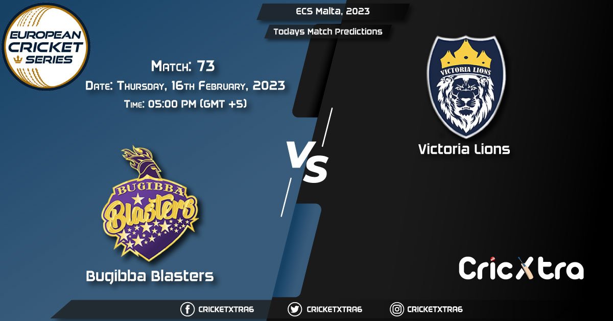 ECS Malta, 2023, BBL VS VLS 73rd Match Prediction, Fantasy Cricket Tips, Pitch Report and Injury Update