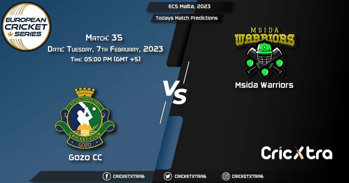 ECS Malta, 2023, GOZ vs MSW 35th Match Prediction, Fantasy Cricket Tips, Pitch Report and Injury Update