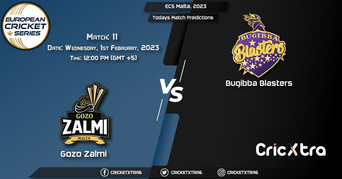 ECS Malta, 2023, GZZ vs BBL 11th Match Prediction, Fantasy Cricket Tips, Pitch Report and Injury Update