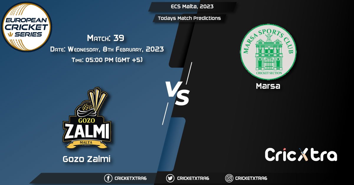 ECS Malta, 2023, GZZ vs MAR 39th Match Prediction, Fantasy Cricket Tips, Pitch Report and Injury Update