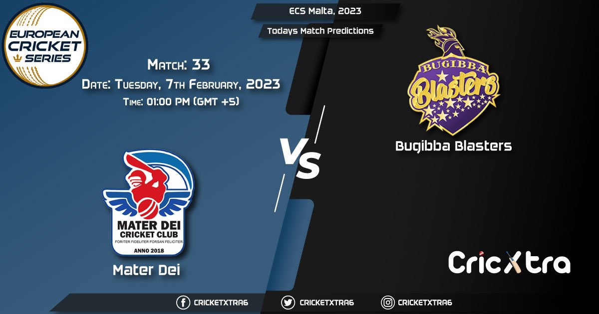 ECS Malta, 2023, MTD VS BBL 33rd Match Prediction, Fantasy Cricket Tips, Pitch Report and Injury Update