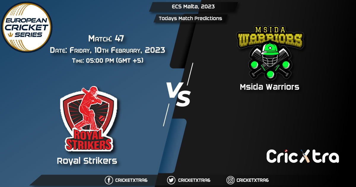 ECS Malta, 2023, RST vs MSW 47th Match Prediction, Fantasy Cricket Tips, Pitch Report and Injury Update