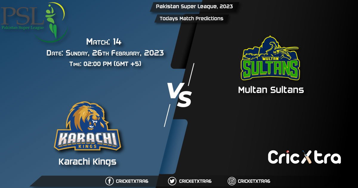 Pakistan Super League, 2023, KAR vs MUL 14th Match Prediction, Fantasy Cricket Tips, Pitch Report and Injury Update