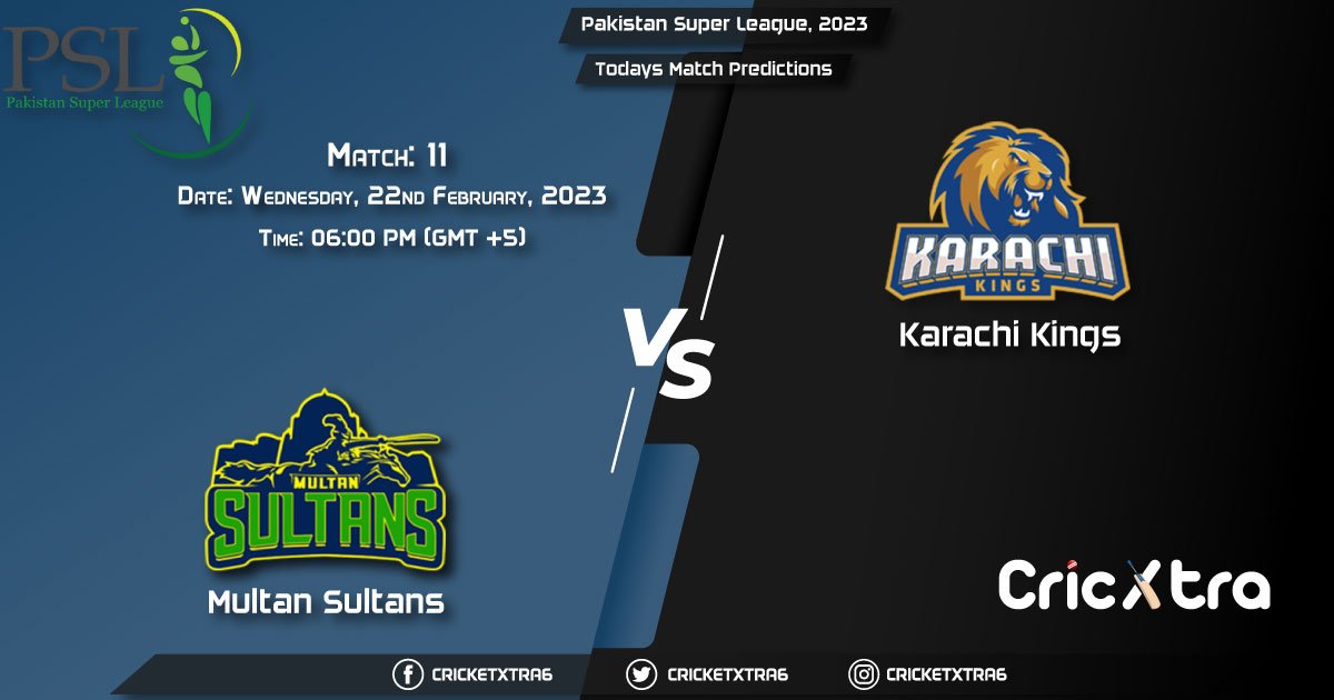 Pakistan Super League, 2023, MUL vs KAR 11th Match Prediction, Fantasy Cricket Tips, Pitch Report and Injury Update