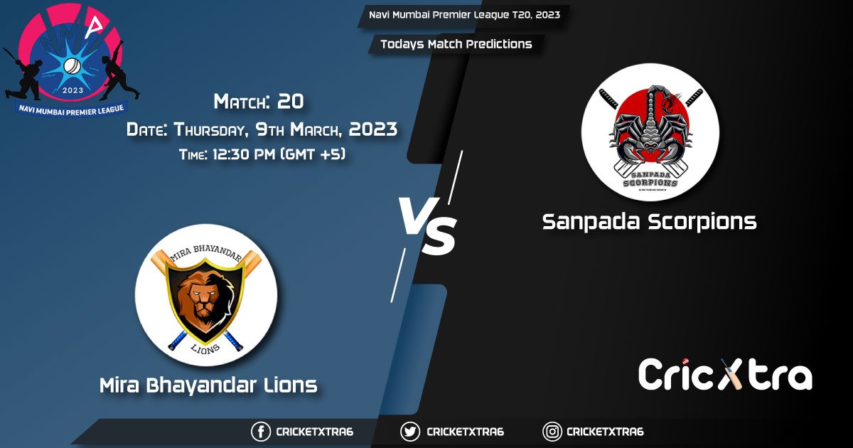 Navi Mumbai Premier League T20, 2023, MBL vs SAS 20th Match Prediction, Fantasy Cricket Tips, Pitch Report and Injury Update