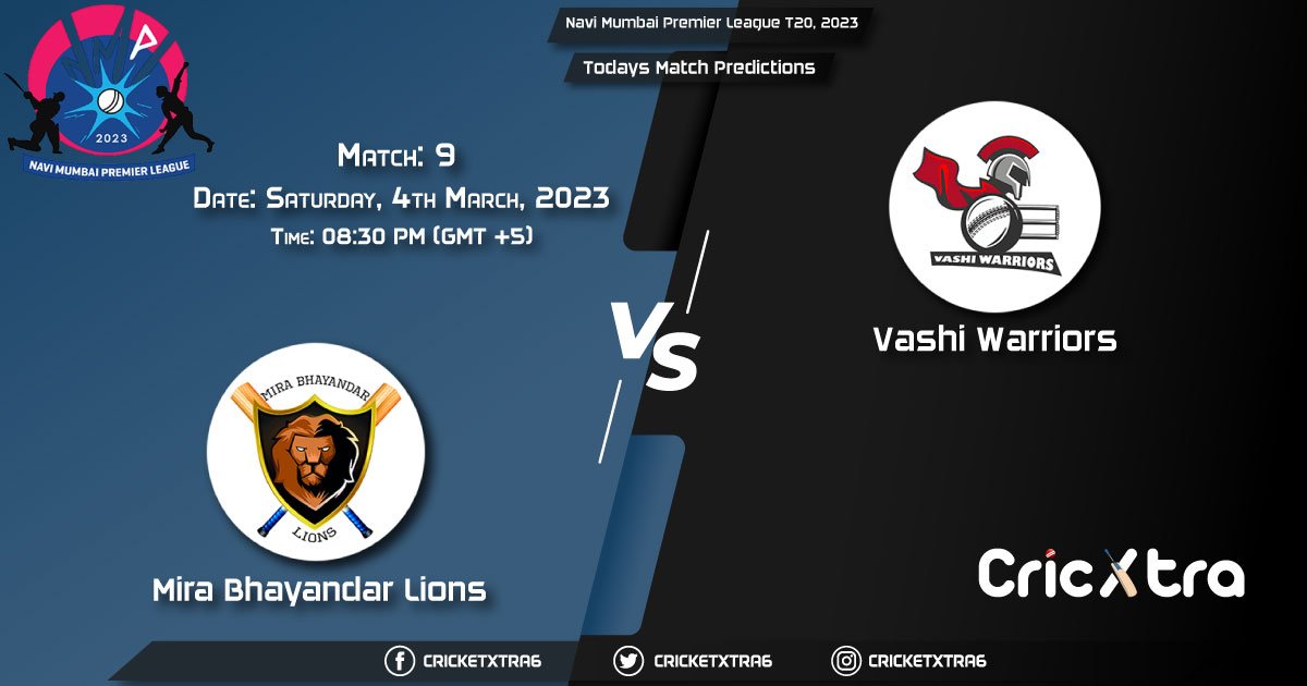 Navi Mumbai Premier League T20, 2023, MBL vs VAW 9th Match Prediction, Fantasy Cricket Tips, Pitch Report and Injury Update