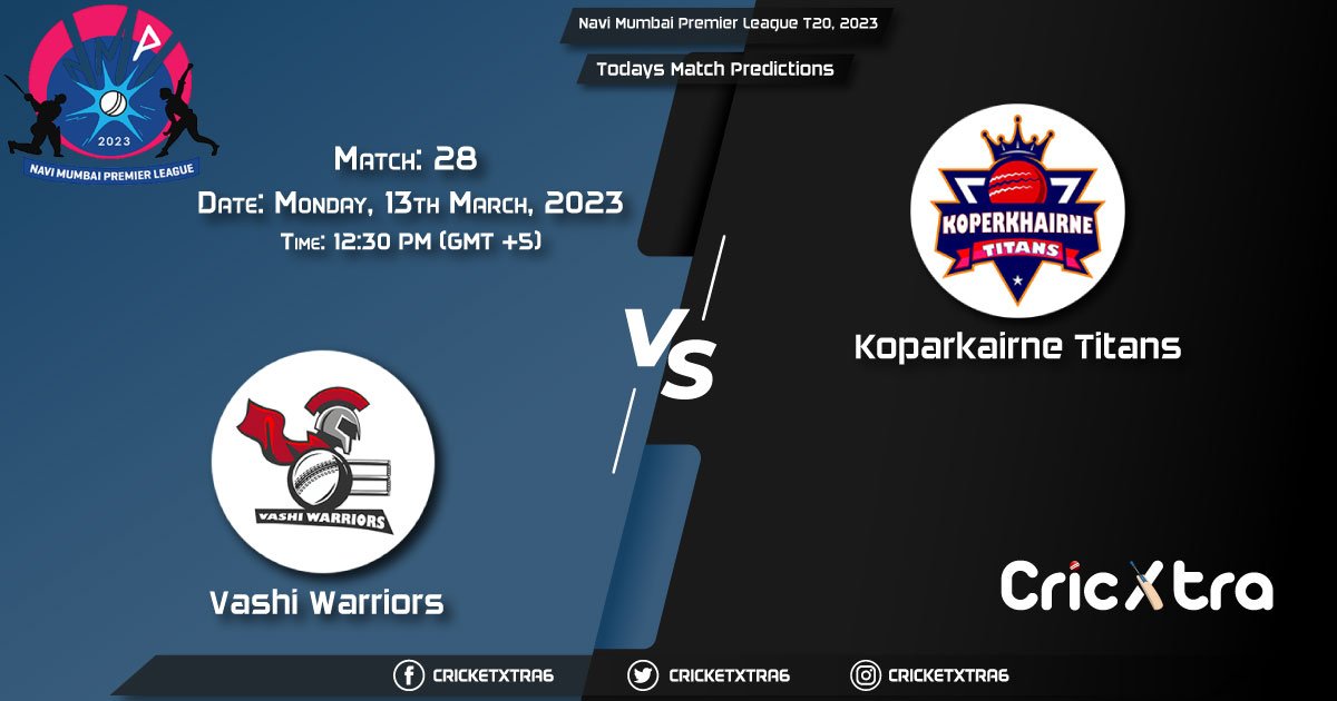 Navi Mumbai Premier League T20, 2023, VAW vs KOT 28th Match Prediction, Fantasy Cricket Tips, Pitch Report and Injury Update