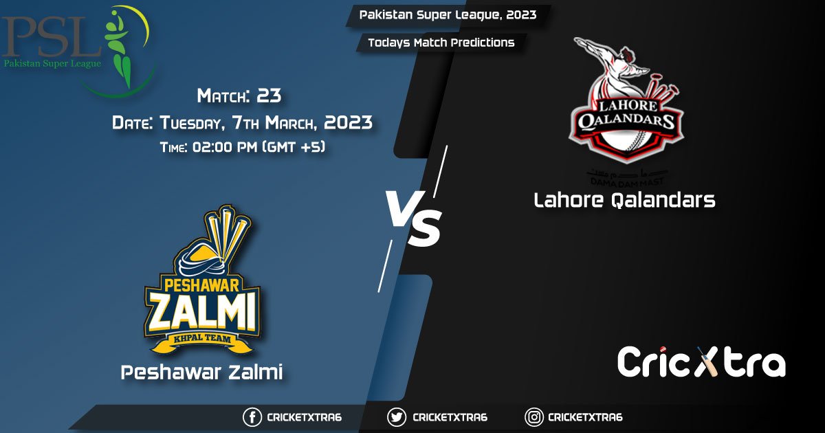 Pakistan Super League, 2023, PES vs LAH 23rd Match Prediction, Fantasy Cricket Tips, Pitch Report and Injury Update