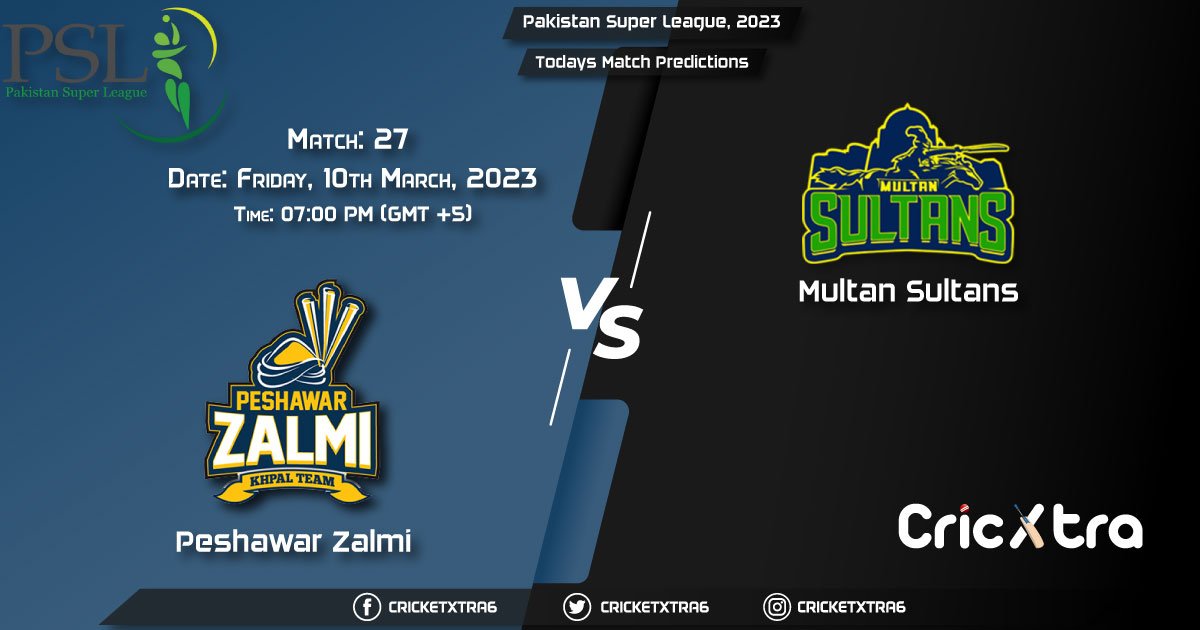 Pakistan Super League, 2023, PES vs MUL 27th Match Prediction, Fantasy Cricket Tips, Pitch Report and Injury Update