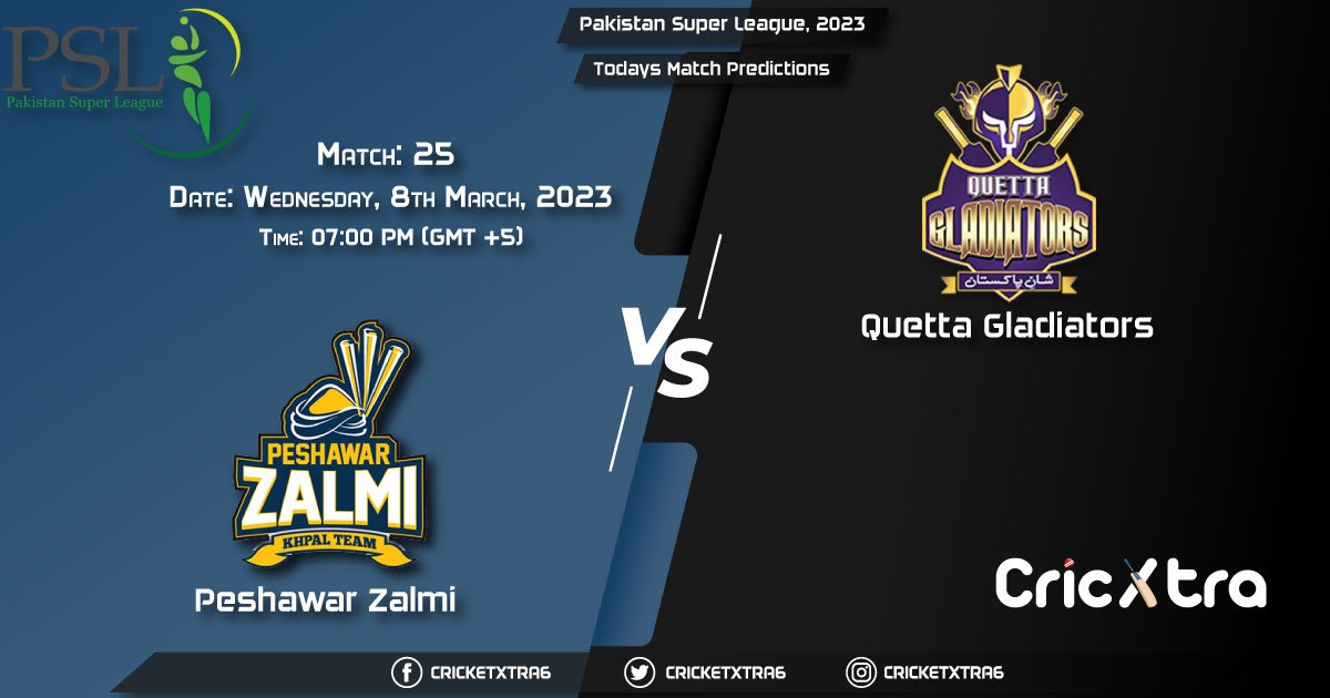 Pakistan Super League, 2023, PES vs QUE 25th Match Prediction, Fantasy Cricket Tips, Pitch Report and Injury Update