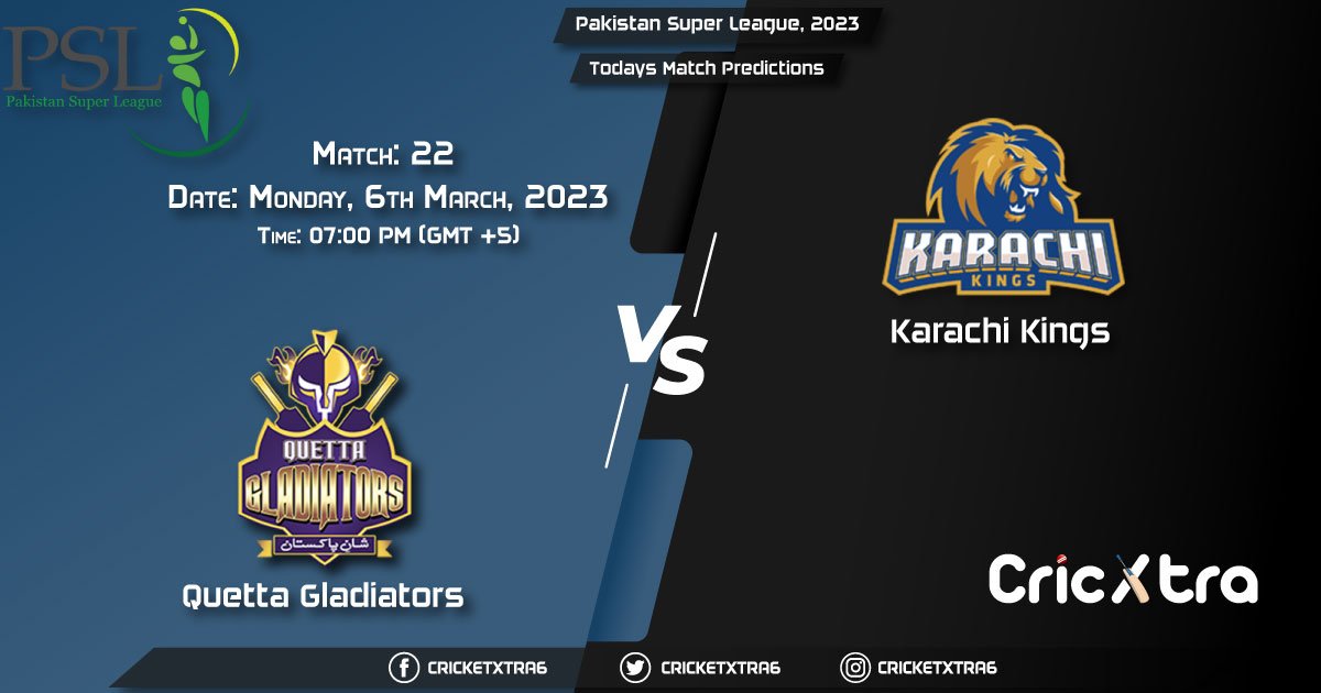 Pakistan Super League, 2023, QUE vs KAR 22nd Match Prediction, Fantasy Cricket Tips, Pitch Report and Injury Update