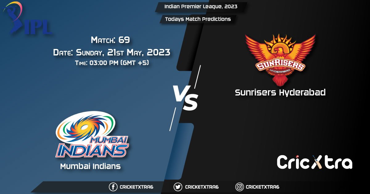 Indian Premier League, 2023, MI vs SRH 69th Match Prediction, Fantasy Cricket Tips, Pitch Report and Injury Update