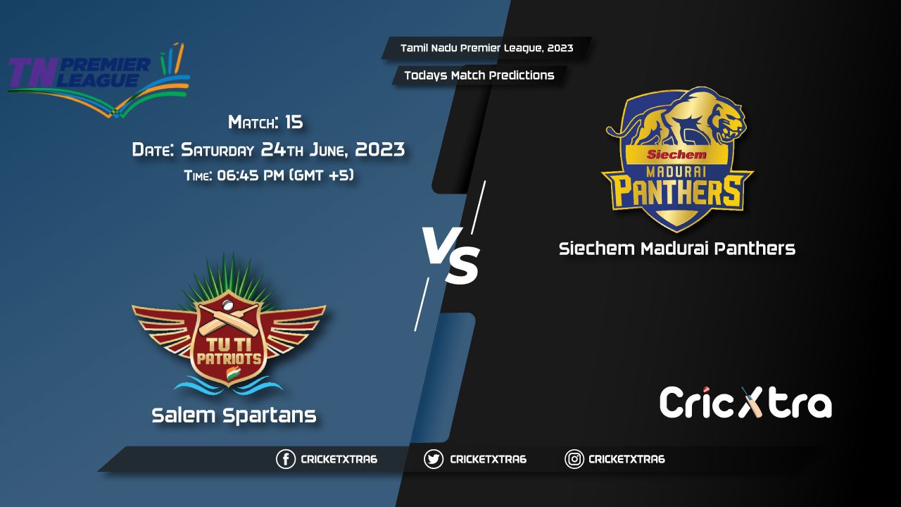 Tamil Nadu Premier League, 2023, SS vs SMP 15th Match Prediction, Fantasy Cricket Tips