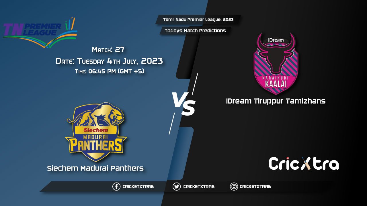 Tamil Nadu Premier League, 2023, SMP vs ITT 27th Match Prediction, Fantasy Cricket Tips