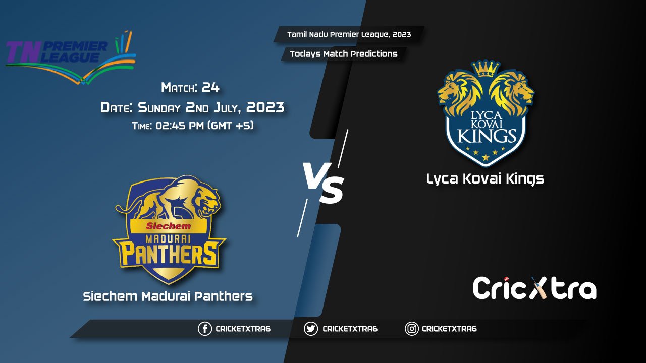 Tamil Nadu Premier League, 2023, SMP vs LKK 24th Match Prediction, Fantasy Cricket Tips