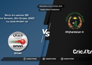 Afghanistan A tour of Oman, 2023, OMN vs AF-A 4th unofficial T20 Match Prediction, Fantasy Cricket Tips, Pitch Report and Injury Update